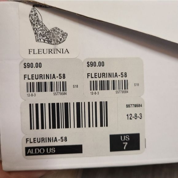 Aldo Spring Floral Fluerinia Wedge Heel Sandals - Picture 15 of 16